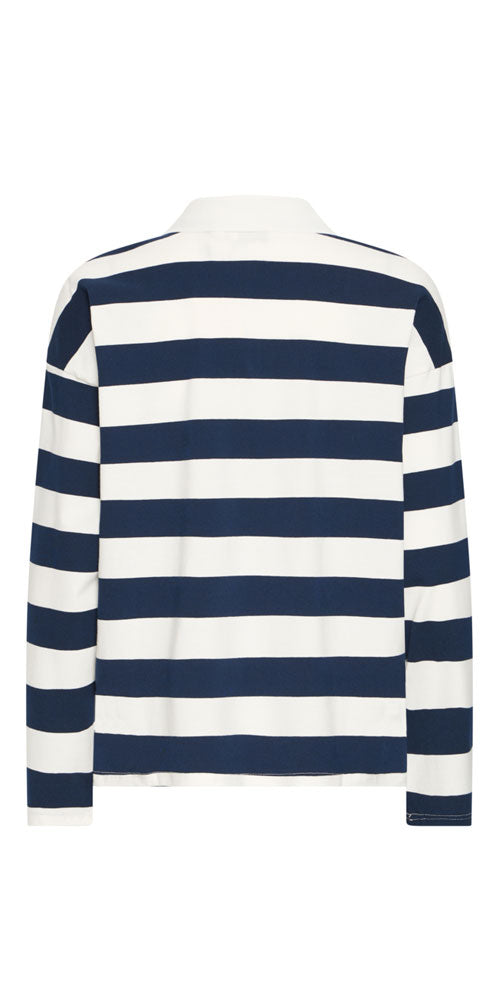 B.Young Polo Rugby Pullover, navy/white
