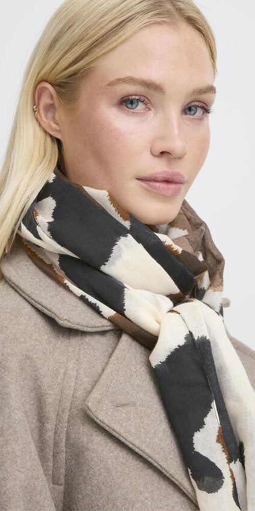 B.Young Pony Print Scarf