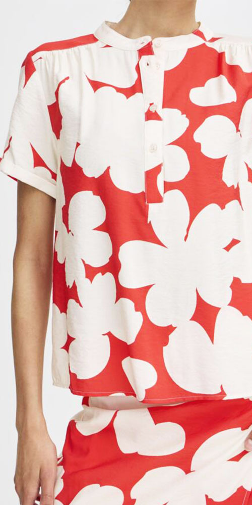 B.Young Pop Flower Blouse