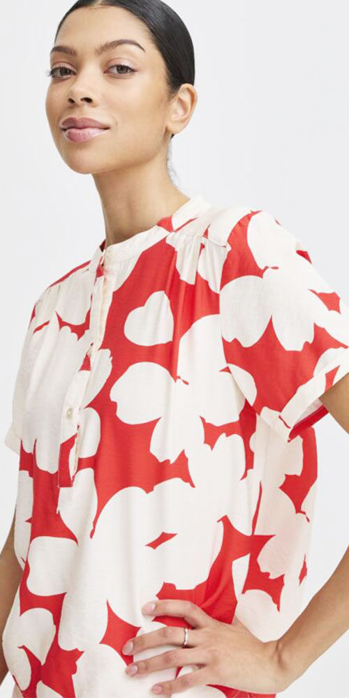 B.Young Pop Flower Blouse