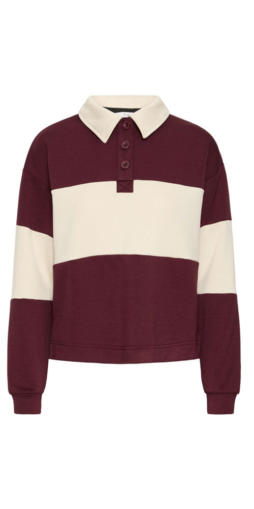 B.Young Rugby Shirt, burgundy