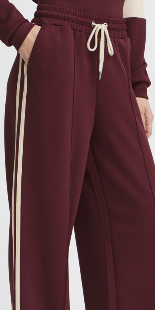 B.Young Pusti Track Pants, burgundy