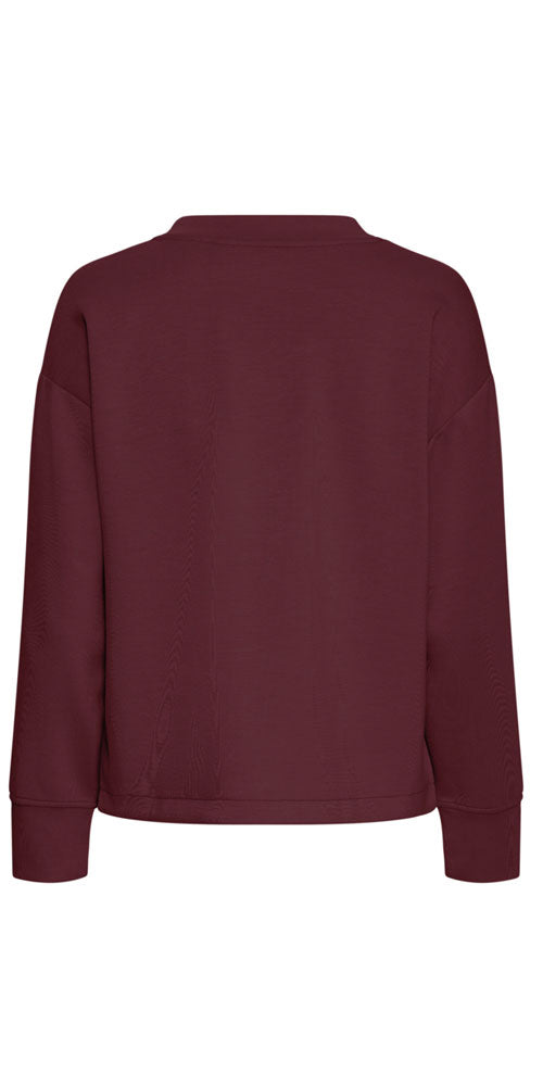 B.Young Pusti V-neck, burgundy