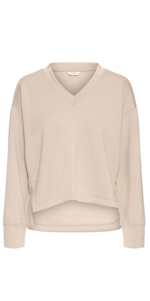 B.Young Pusti V-neck, tan