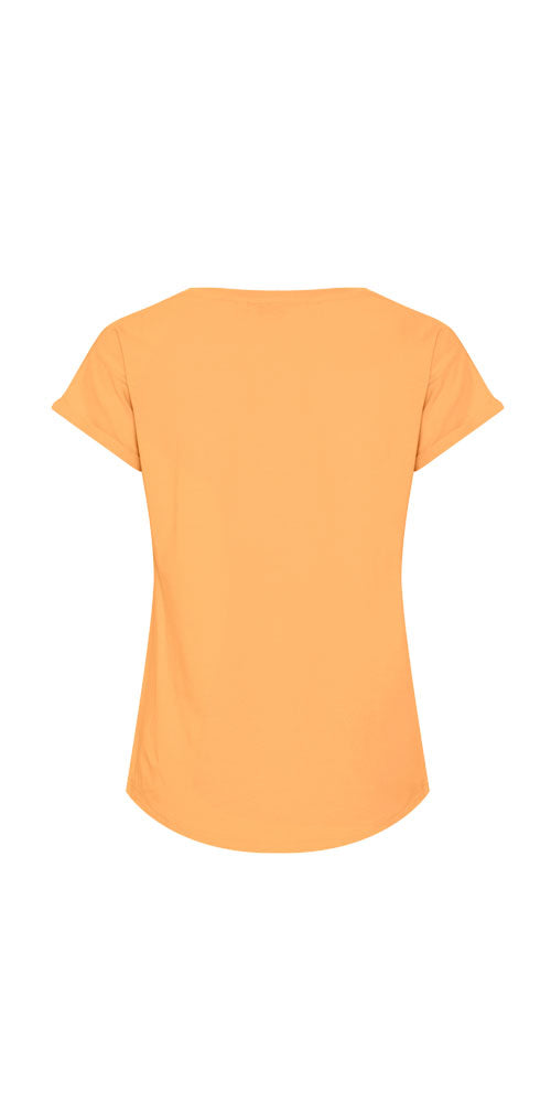 B.Young Relaxed Crew Neck Tee, bright melon