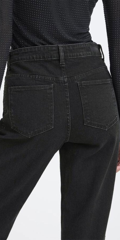 B.Young Rhinestone Jeans, black