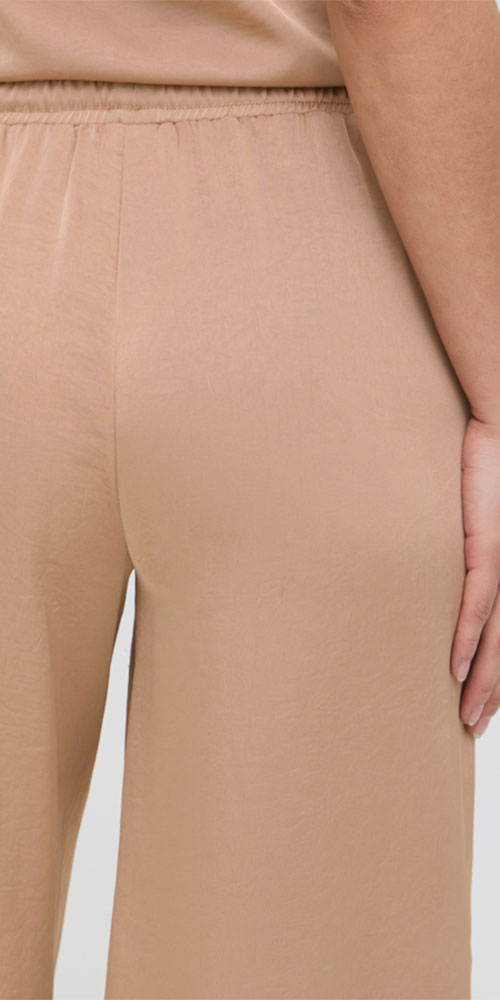 B.Young Satin Drawstring Pants