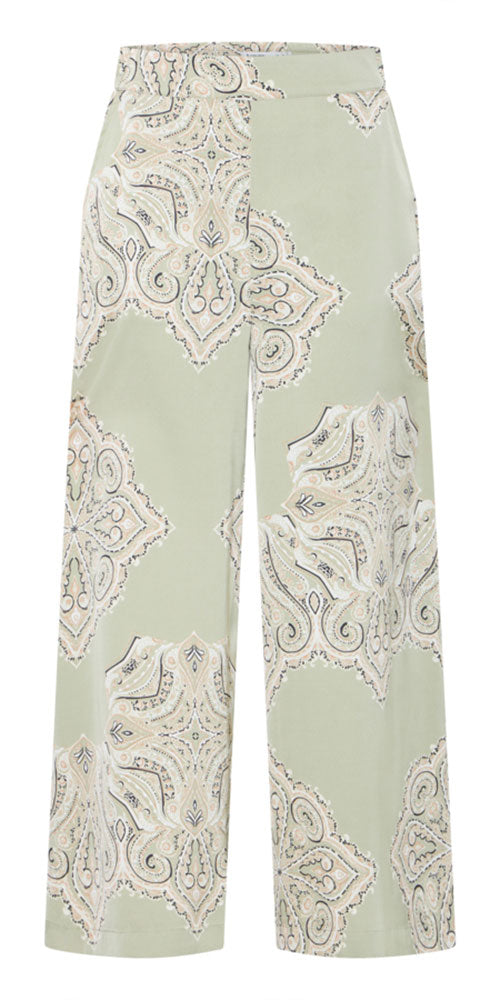 B.Young Satin Pants, silver sage