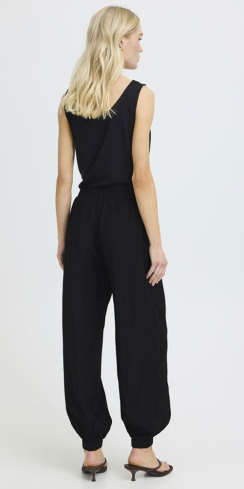 B.Young Silky Balloon Pants, black