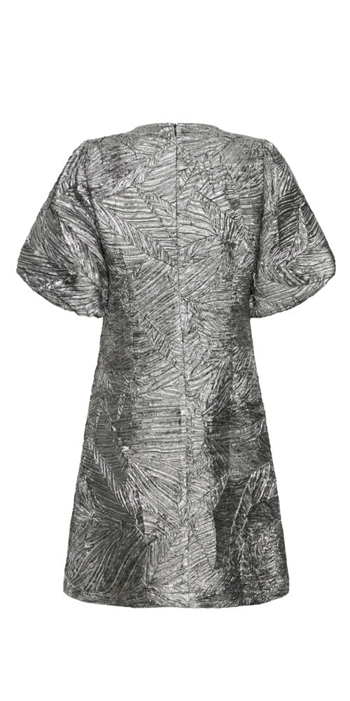 B.Young Silver Bow Dress