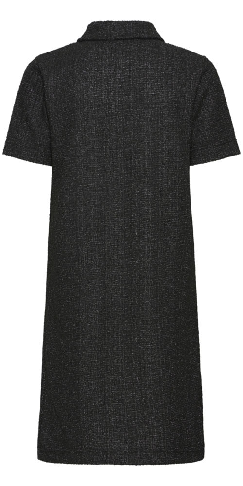 B.Young Sparkle Knit Polo Dress