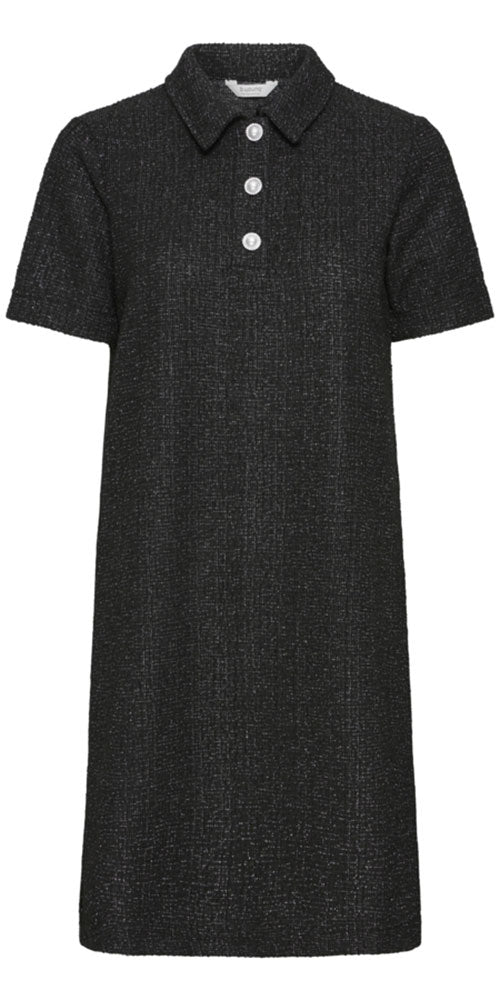 B.Young Sparkle Knit Polo Dress