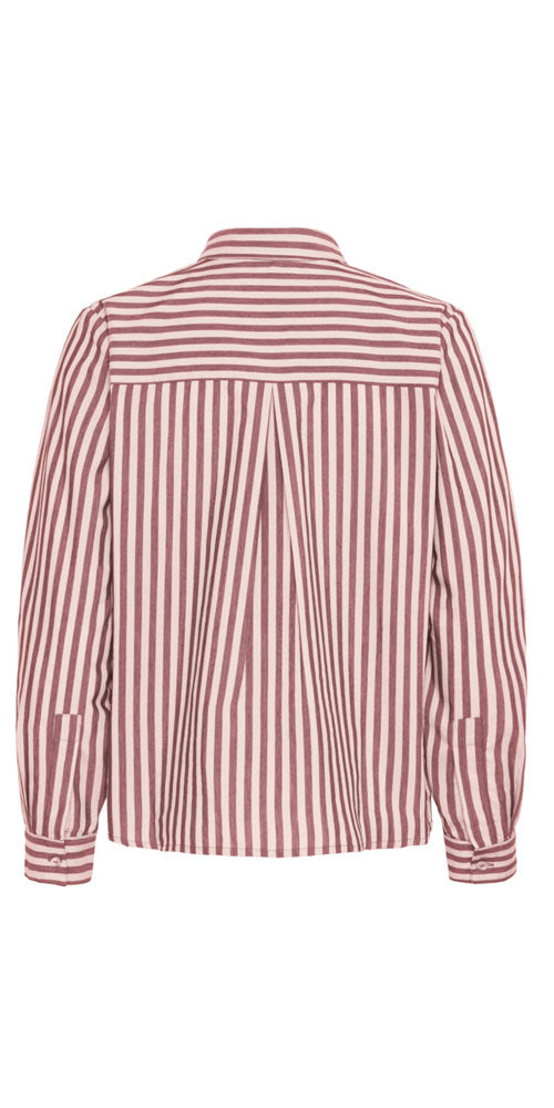 B.Young Button Up Shirt, rouge stripe