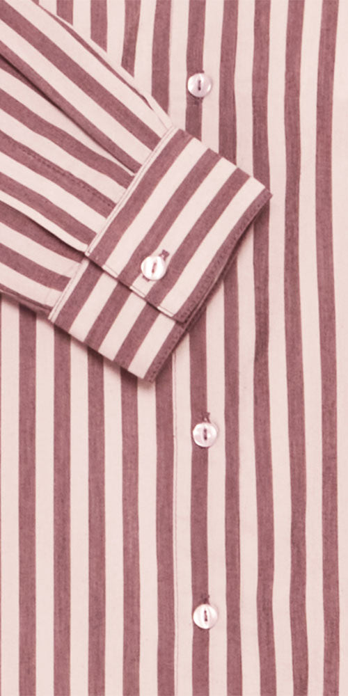 B.Young Button Up Shirt, rouge stripe