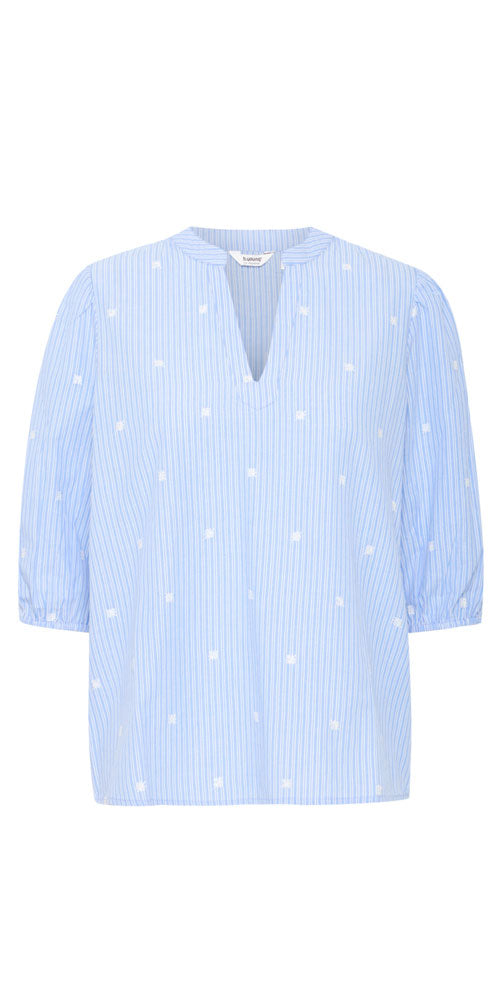 B.Young Striped Tunic Blouse