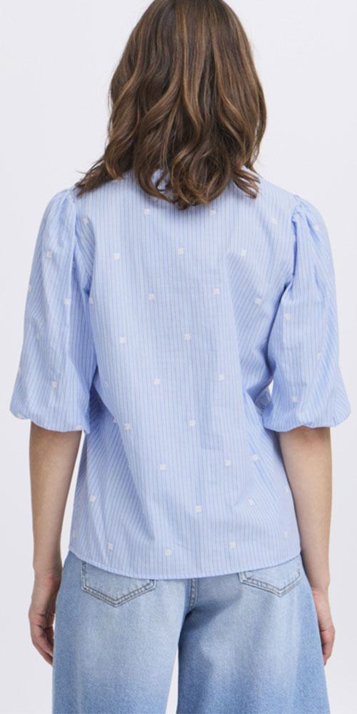 B.Young Striped Tunic Blouse