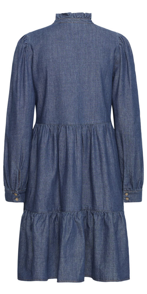 B.Young Tiered Chambray Dress
