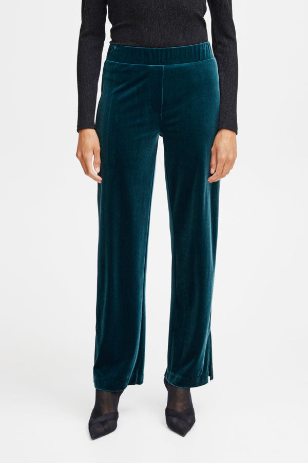 B. Young Velvet Pants, teal