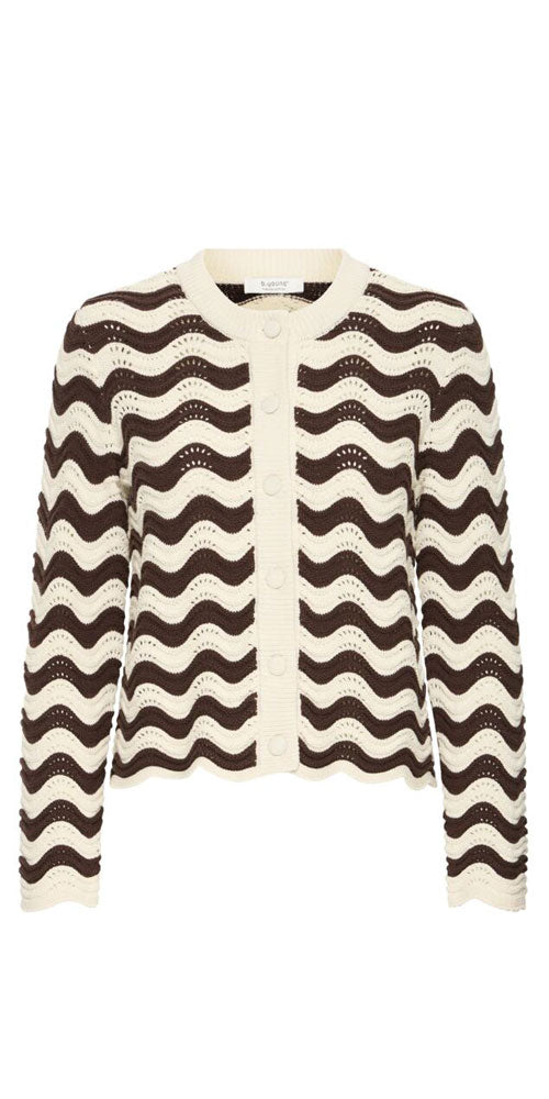 B.Young Wavy Knit Cardy