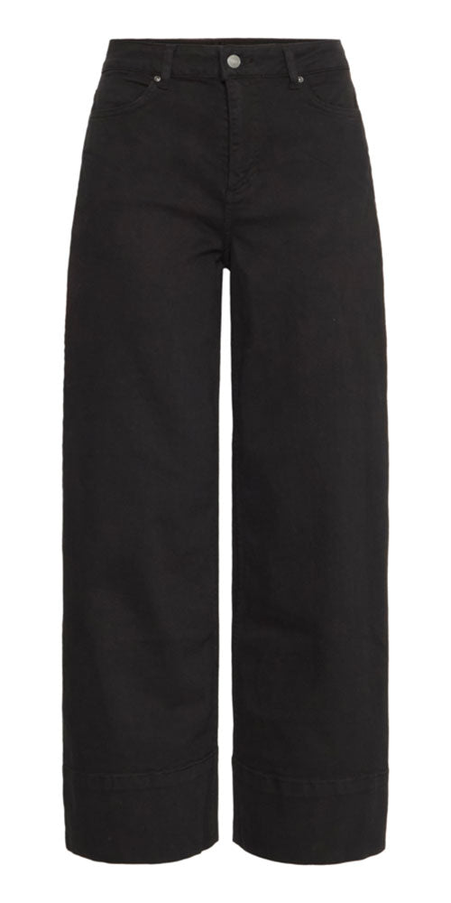 B.Young Wide Hem Jeans, black