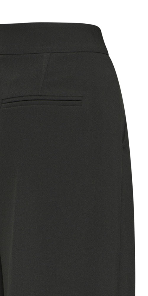 B.Young Wide Leg Trousers, black