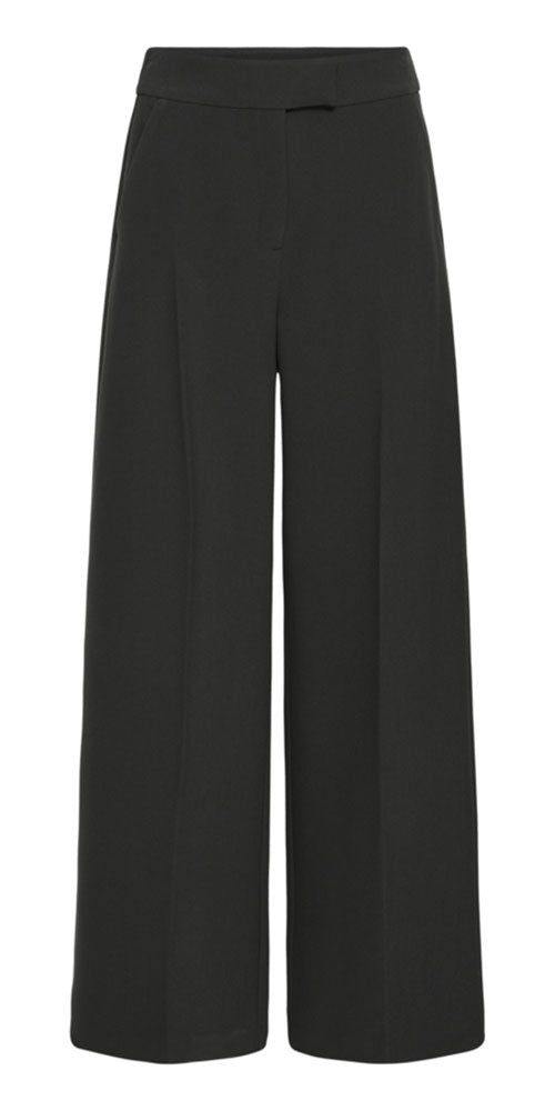 B.Young Wide Leg Trousers, black