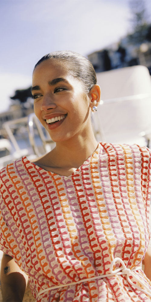 B.Young Zig Zag Knit Dress