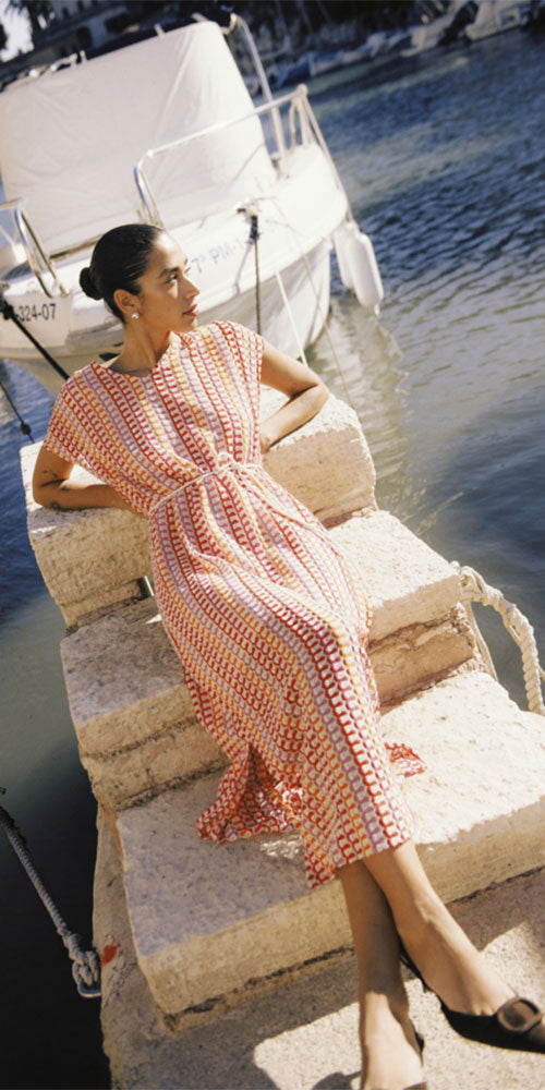 B.Young Zig Zag Knit Dress