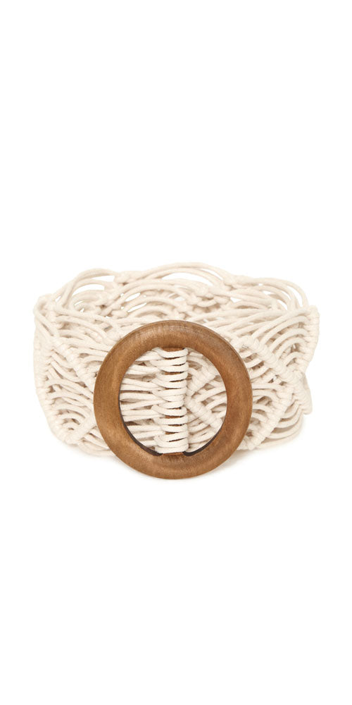 B.Young Cotton Crochet Belt