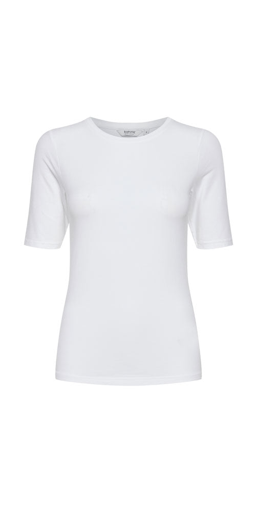 B.Young Fitted Half Sleeve Tee, white