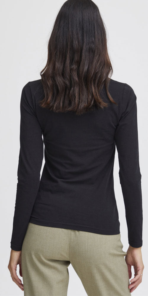 B.Young Long Sleeved Top, black