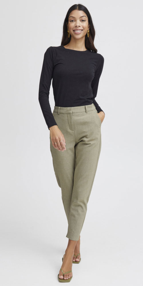 B.Young Long Sleeved Top, black