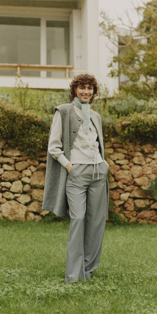 B.Young Wide Leg Jogger Trousers