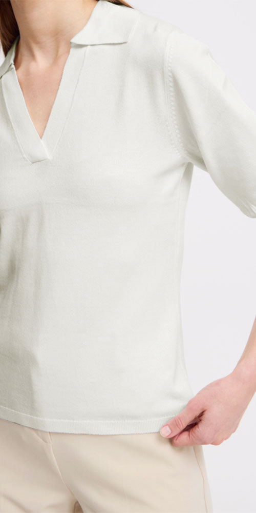 B.Young Knit Polo Top