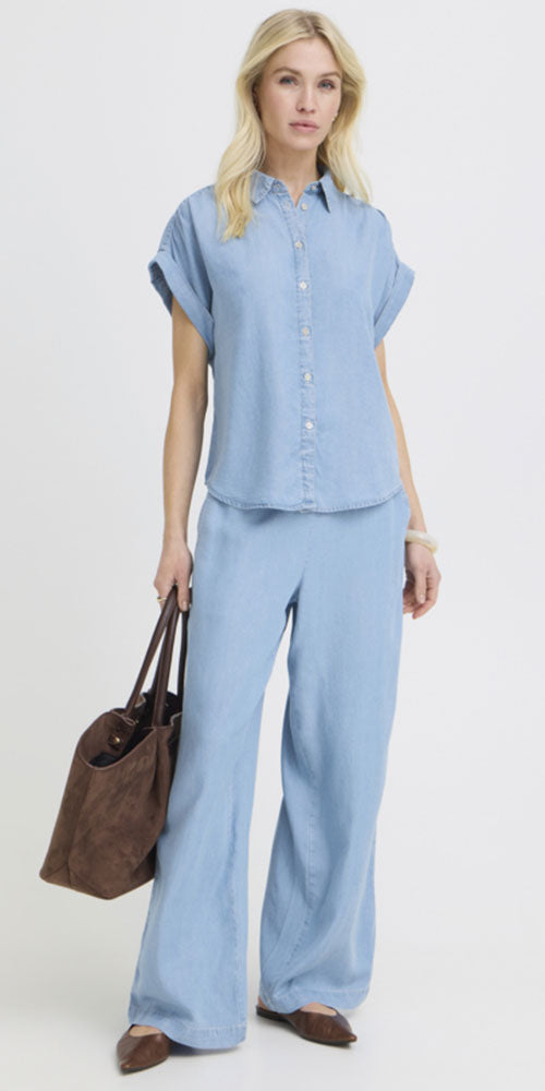 B.Young Lyocell Denim Shirt