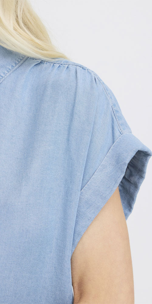 B.Young Lyocell Denim Shirt