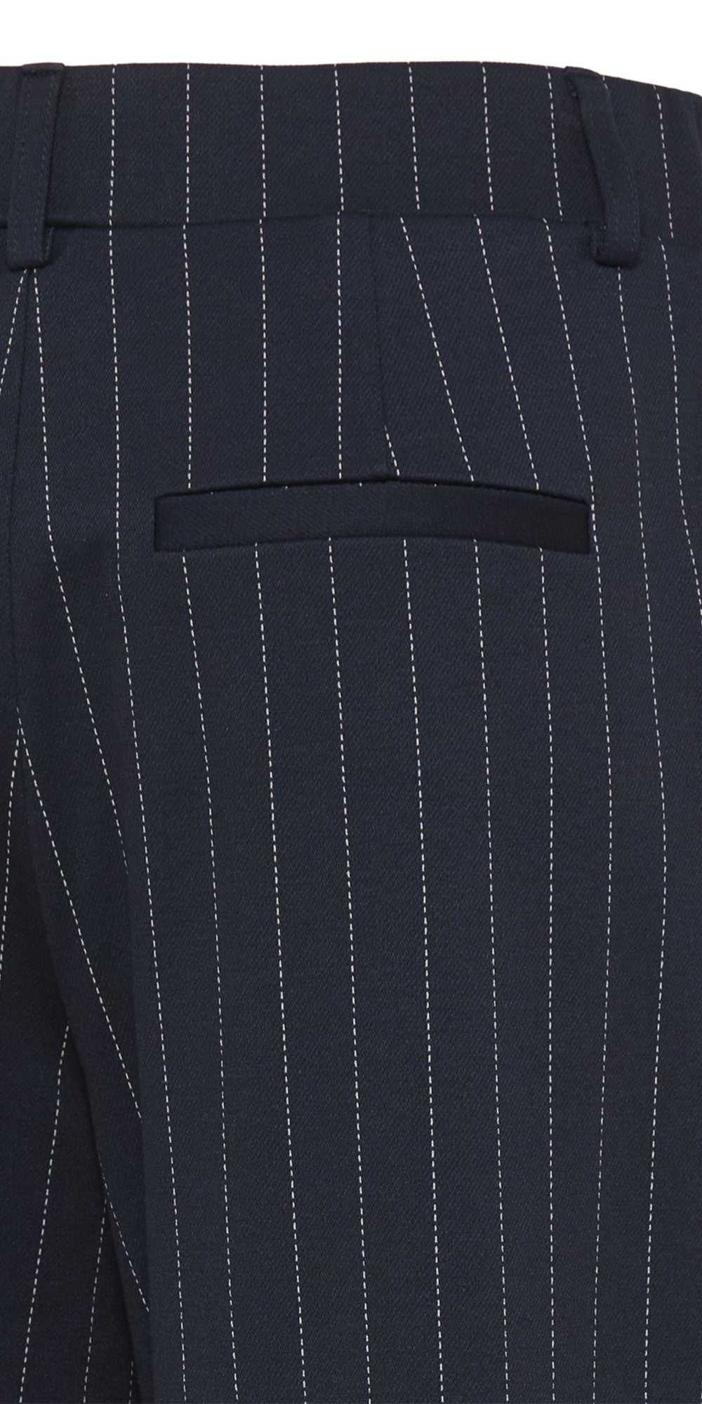 B.Young Pinstripe Ponte Knit Pants, navy