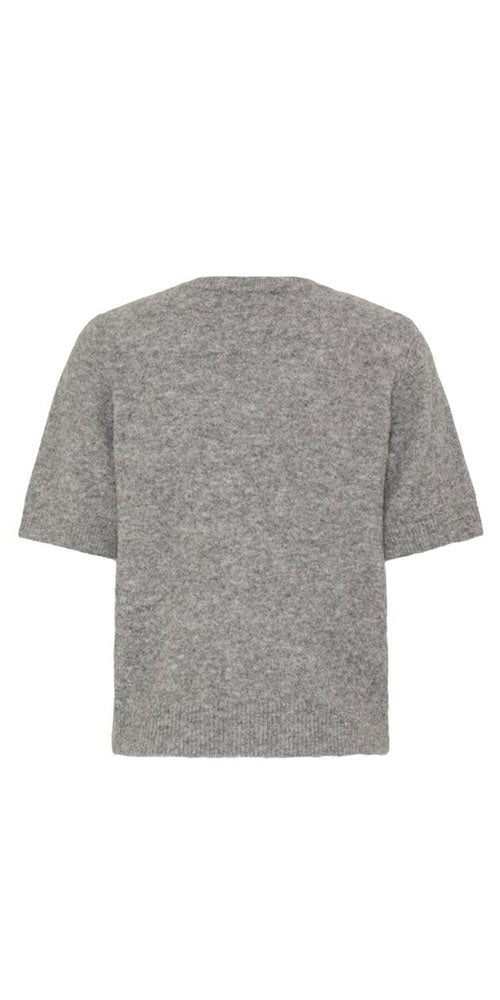 B.Young Rhinestone Embellished Sweater, grey