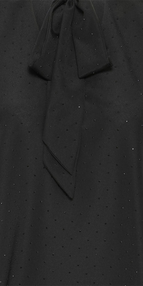 B.Young Sparkly Bow Blouse