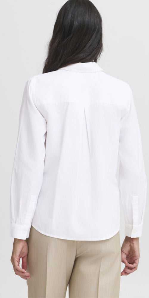 B.Young Button Up Shirt, white