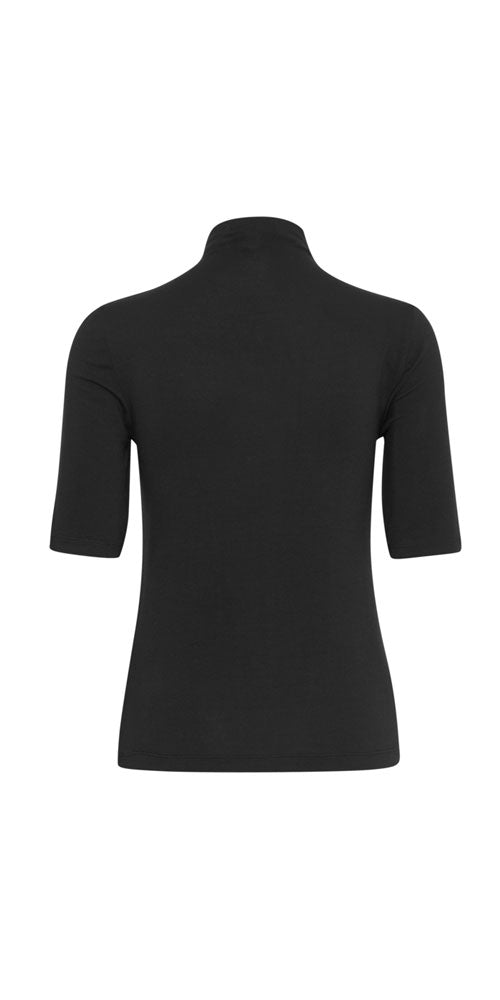 B.Young Mock Neck Tee, black