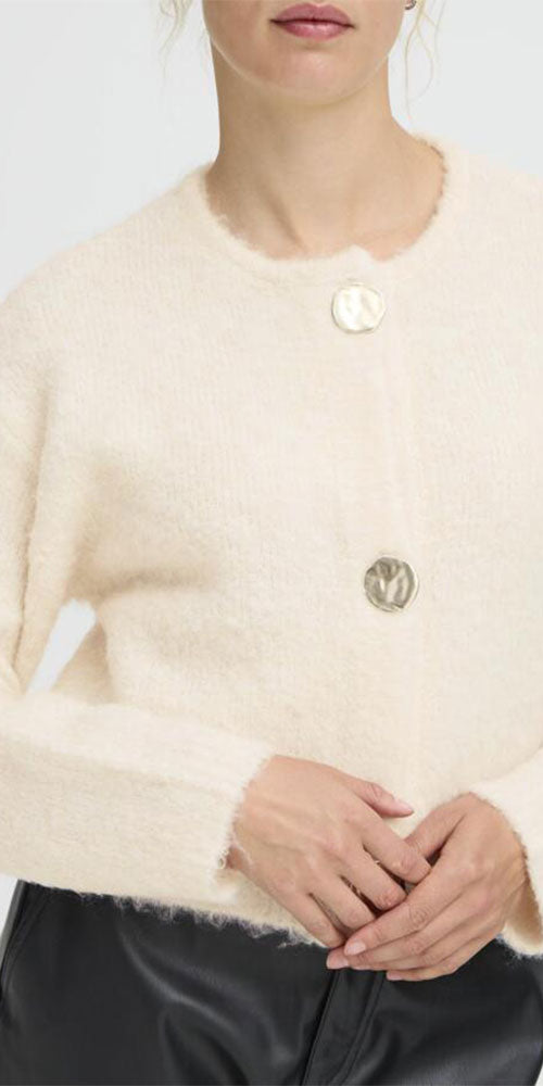 B.Young Gold Button Cardy