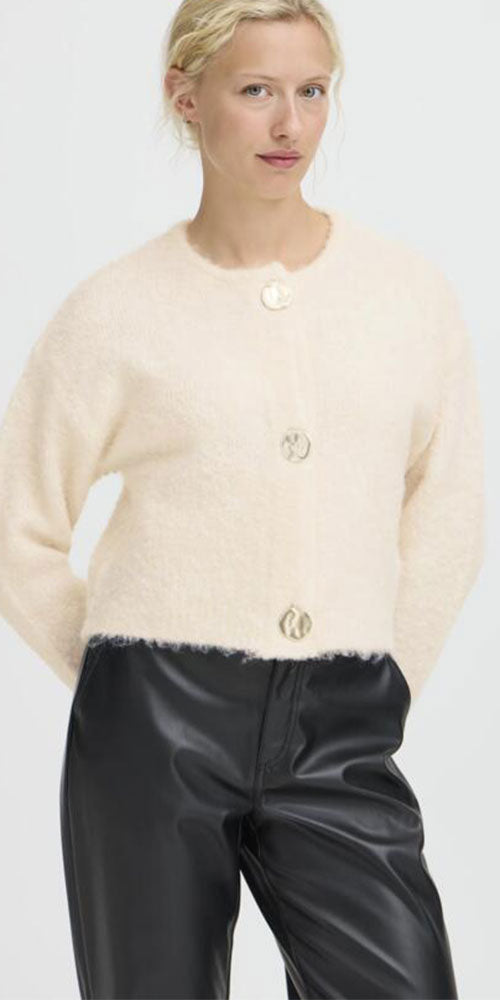 B.Young Gold Button Cardy