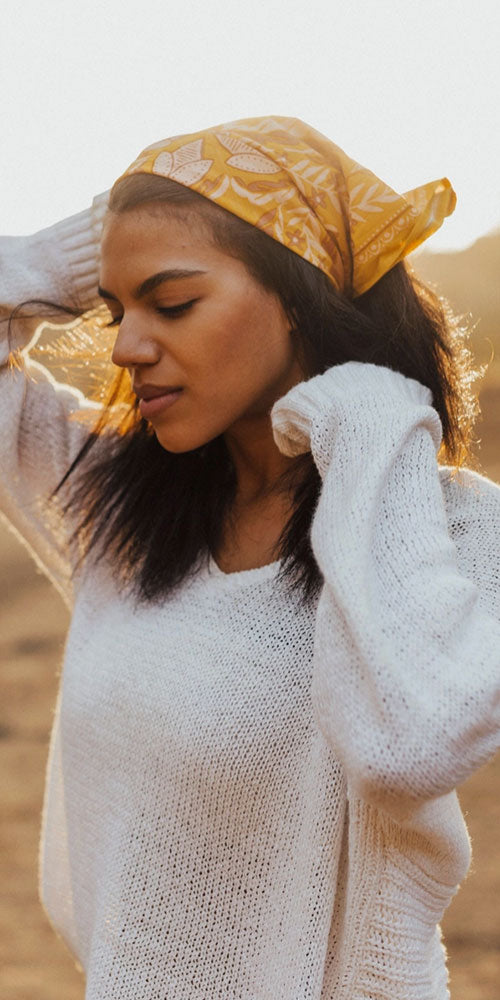 Solstice Bandana, golden hour