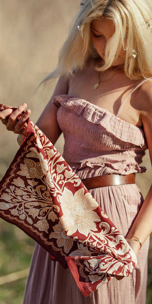 Solstice Bandana, summer wine