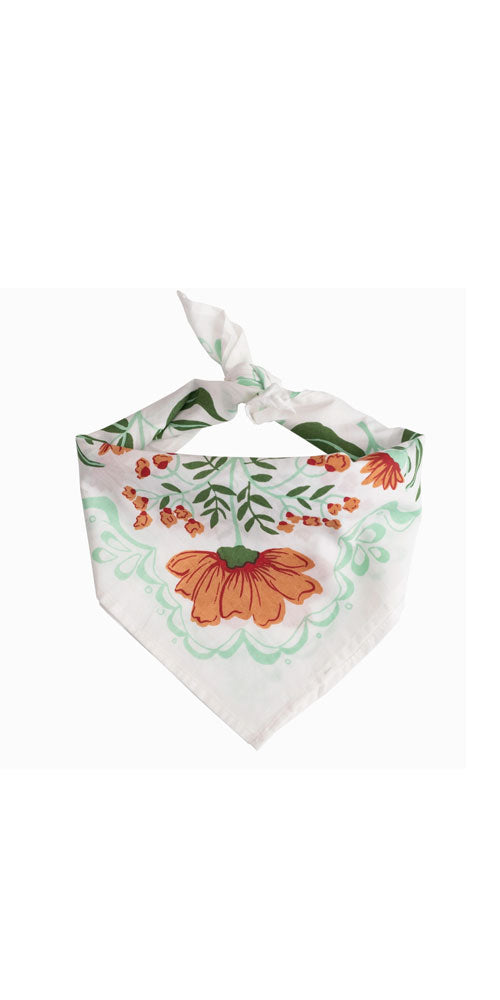 Solstice Bandana, wildflower