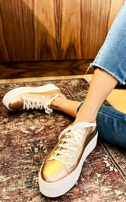 Bos Co. Maya Sneakers gold Bergstrom Originals
