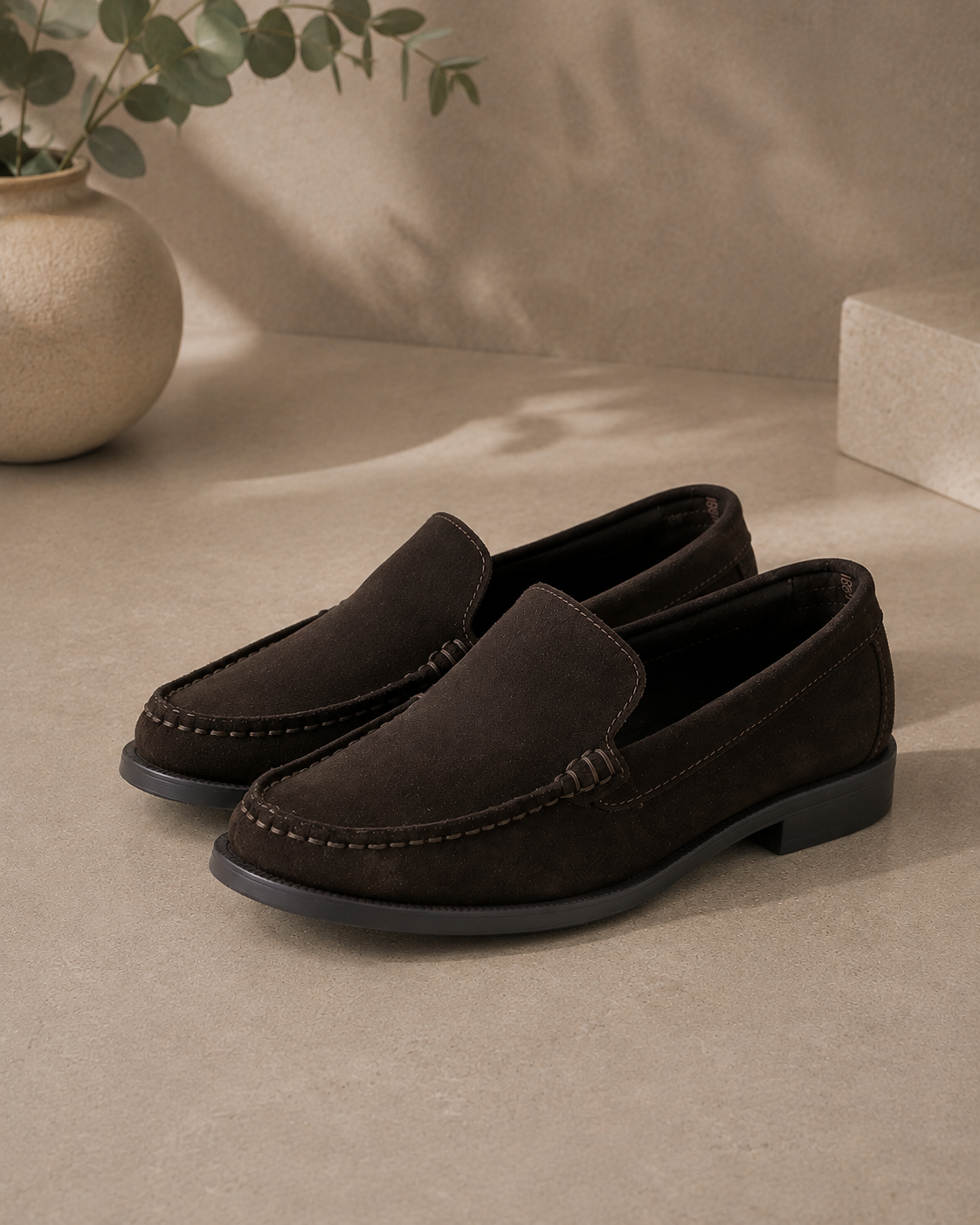 Bos & Co. Dela, chocolate suede