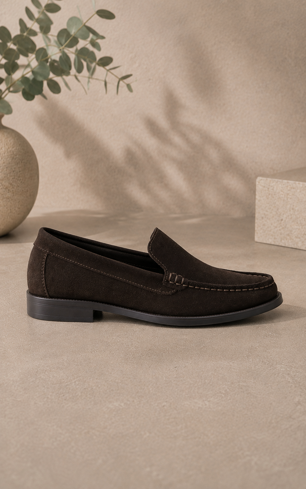 Bos & Co. Dela, chocolate suede
