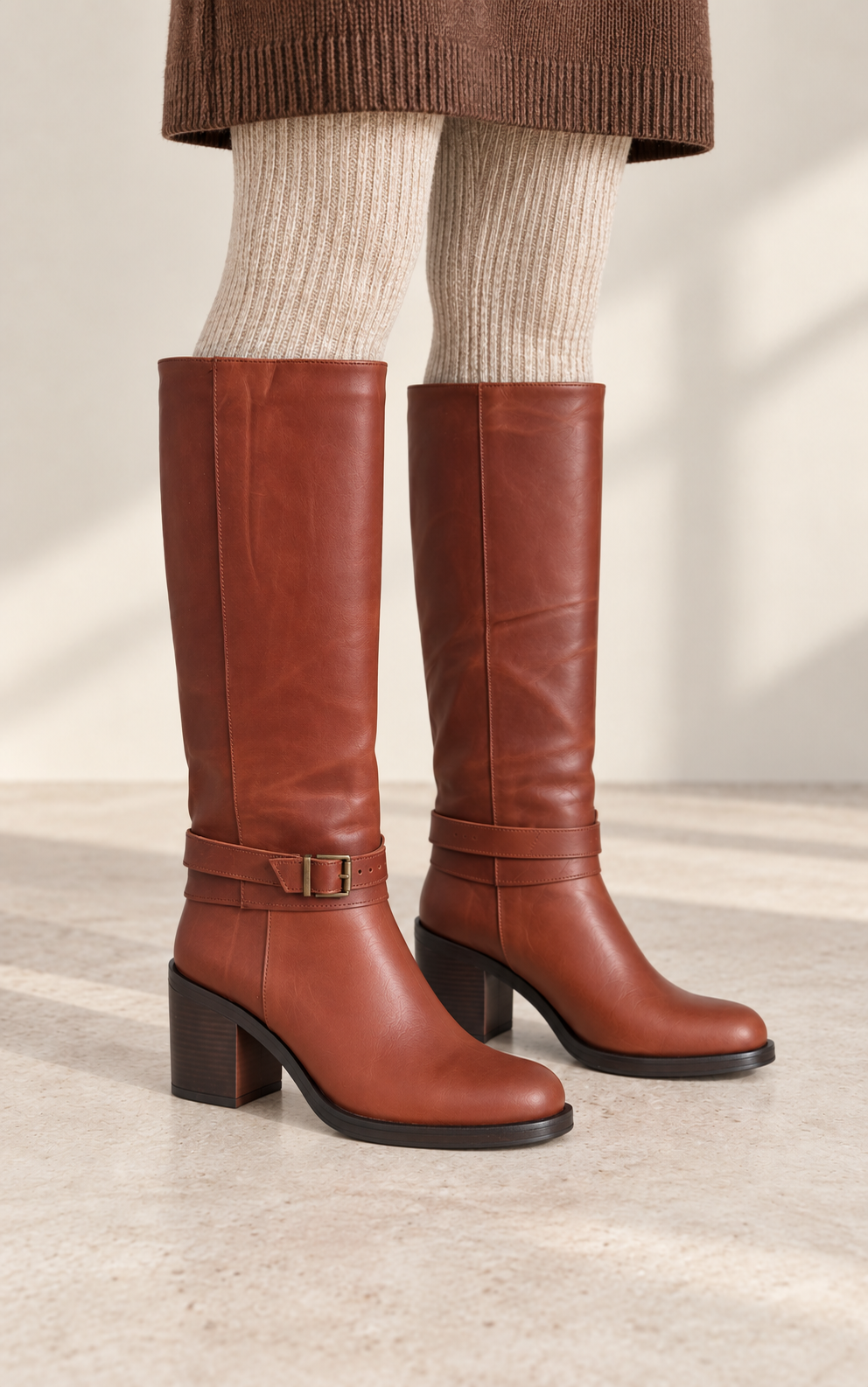 Bueno Zara Boots, tobacco